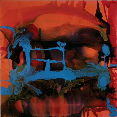 Dale Frank Remember Fortune Cookie Road 8. In our current uncertainty the present is the only reality and the only certainty.No one would talk if they knew how often others misunderstood them. Forest Hill, 2004; varnish on acrylic on canvas; 180 x 180 cm; enquire