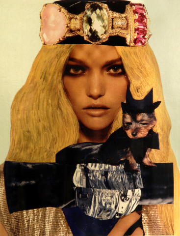 Jacqueline Fraser She's a faux Marilyn Minter fraudster, darling, 2007; She's a faux Marilyn Minter fraudster, darling.; 100 x 100 cm (framed); enquire