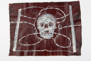 Fiona Hall By The Book, 2015; khadi paper; 57 x 76 cm; enquire