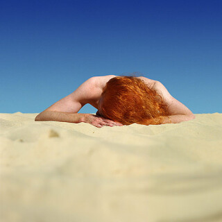 Anne Zahalka The Sunbather # 2, 1989; type C colour photographs; 76 x 76 cm; Edition of 20; enquire