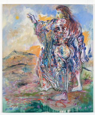 Victor Rubin SHANGRI-LA-LA-LA, 1989; oil on primed linen; 199 x 167.5 cm; enquire