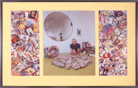 Anne Zahalka Collector #15 (swap cards), 1996; Ilfochrome print; 50 x 75 cm; Edition of 20; enquire