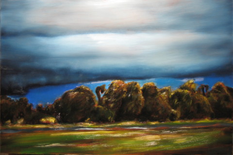 Louise Hearman Untitled #1097, 2005; oil on masonite; 61 x 92 cm; enquire