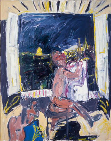 Kevin Connor Starry Night (Paris), 1984; oil on Belgian linen; 122 x 152 cm; enquire