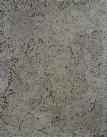 Yayoi Kusama The Galaxy, 1994; Acrylic on canvas; 117 x 91 cm; enquire