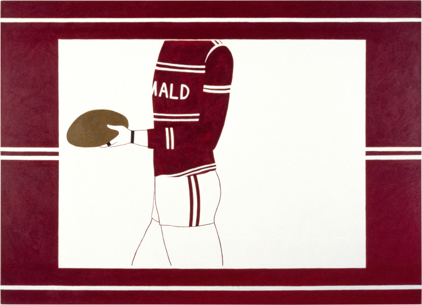 Linda Marrinon Manly, 1987, acrylic on canvas, 213 x 152 cm