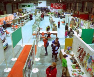 Anne Zahalka Arts and Crafts Hall, Wagga Wagga Show, 2001; type C photograph; 115 x 145 cm; Edition of 12; enquire