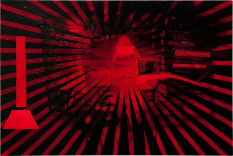 Gareth Sansom Vertigo, 2010; Oil and enamel on linen; 122 x 183 cm; enquire