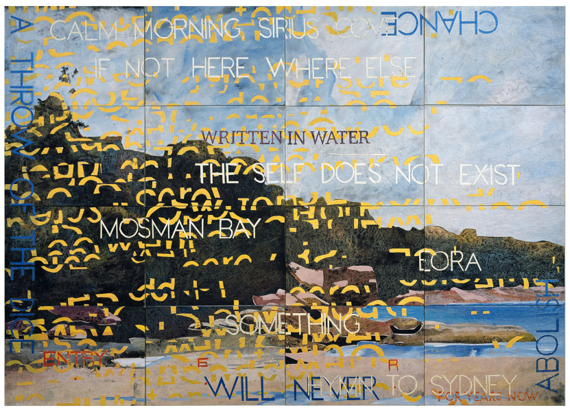 Nature Speaks: ER, 2014, acrylic, gouache on 16 canvas boards, nos. 94653 - 94668, 101.5 x 142 cm