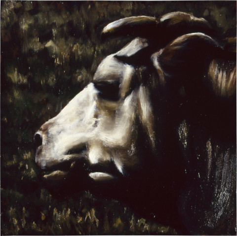 Louise Hearman Untitled #  1029, 2003; oil on masonite; 36 x 36 cm; enquire