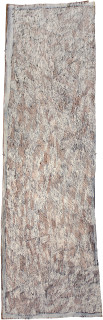 Nyapanyapa Yunupiŋu Untitled, 2012; 4204J; natural earth pigments on bark; 192 x 63 cm; enquire