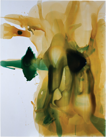 Dale Frank View from 11 minutes South of Tiaro past Gympie, 2003; varnish on acrylic on canvas; 200 x 260 cm; enquire