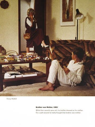 Tracey Moffatt Brother was Mother, 1983, 1999; from the series Scarred For Life II; offset lithograph; 80 x 60 cm; Edition of 60 + AP 10; Enquire