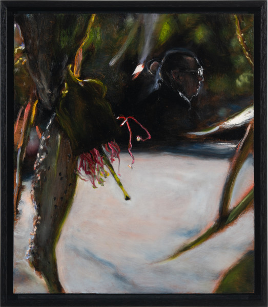 Louise Hearman Untitled #1547, 2025; oil on masonite; 55.5 x 47.5 cm; enquire