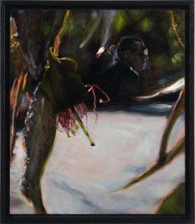 Louise Hearman Untitled #1547, 2025; oil on masonite; 55.5 x 47.5 cm; more info; enquire