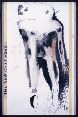 Richard Goodwin Male Chimera, 1983; graphite, chalk and pastel on paper; 180 x 120 cm; enquire