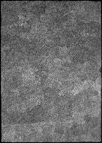 Nyapanyapa Yunupiŋu 47. Birrka'mirri (19), 2011; 1265-16 (Ac. 3.18); paint pen on clear acetate plastic; 83.5 x 59.5 cm; enquire