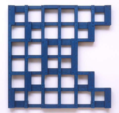 Hilarie Mais Delta II, 1990; oil paint on timber; 98 x 98 x 6 cm; enquire