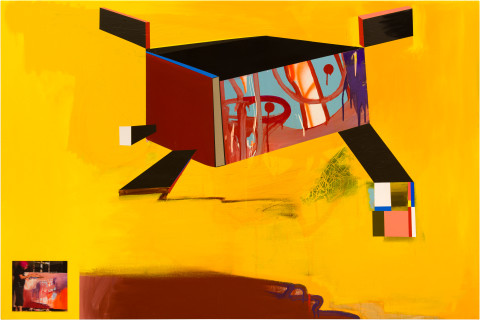 Gareth Sansom Architect, 2018; oil and enamel on linen; 122 x 183 cm; enquire