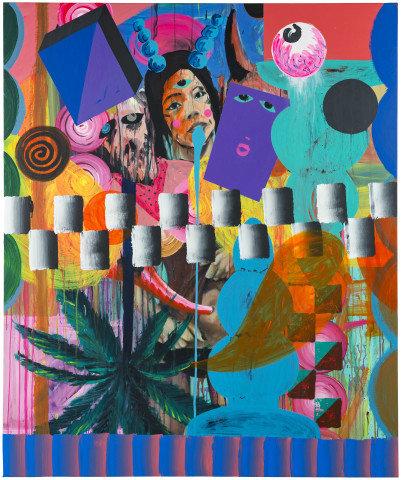 David Griggs Sex in the morning, 2017; acrylic on canvas; 183.5 x 152.5 cm; enquire