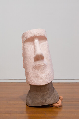 Mikala Dwyer Titling Head, 2018; fibreglass, ceramic, paint; 97 x 50 x 40 cm; enquire