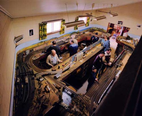 Anne Zahalka Model Railway Club, 1998; type C photograph; 115 x 145 cm; Edition of 12; enquire