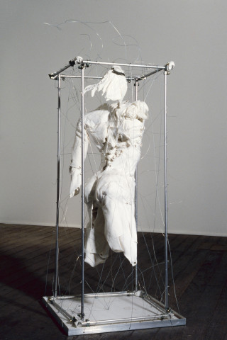 Richard Goodwin Torso Study, 1983; cotton, aluminium, stainless steel,; 100 x 45 x 45 cm; enquire