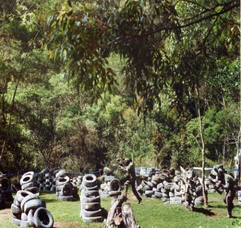 Anne Zahalka Paint Ball, 1998; type C photograph; 115 x 145 cm; Edition of 12; enquire