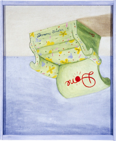 Noel McKenna Down Under Chair, 1996; oil on linen; 51.2 x 40.3 cm; enquire