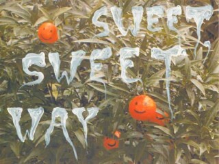 Nell Sweet, Sweet Way, 2003; acrylic paint on digital print; 42.5 x 52.5 cm; enquire