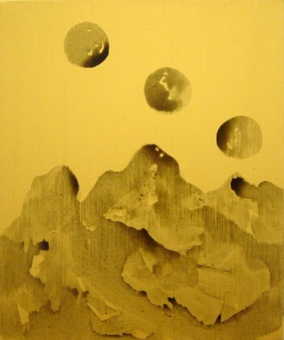 Nell Three Suns, 2002; Acrylic on canvas; 60.5 x 50.5 cm; enquire