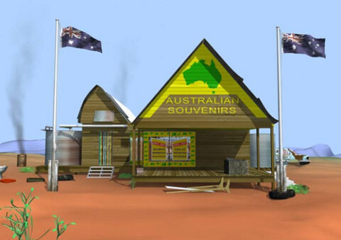 Callum Morton Glennville Souvenirs, Mt Irvine, NSW, 2001; digital print; 59 x 84 cm; Edition of 30; enquire