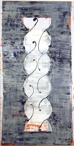 John Firth-Smith Twist, 2001; Oil on linen; 8 ft x 4 ft; enquire