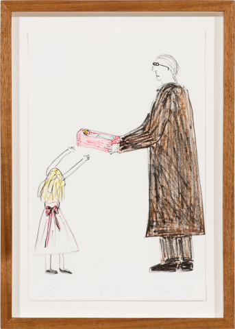 Jenny Watson Doll, 2003; lithograph on paper; 25.5 x 17 cm; Edition of 60; more info; enquire
