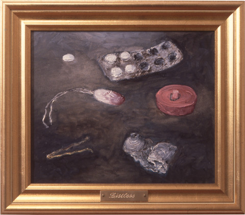 Fiona Hall Listless, 1996; Oil on canvas; 29 x 24 cm; enquire