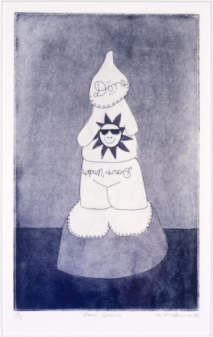 Noel McKenna Done Gnome, 1996; etching; 20.4 x 12.8 cm; enquire