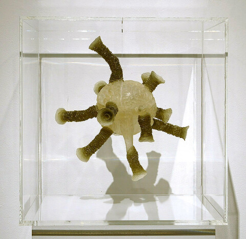 Fiona Hall Headquarters of the Revolutionaries, 2008; Resin; 30 x 30 x 30 cm; Sculpture; Box dimensions 46 x 45 x 45cm; Edition of 16; enquire