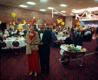 Anne Zahalka Masquerade Ball, Armidale Autumn Festival, 2001; type C photograph; 76 x 95 cm; Edition of 12; enquire