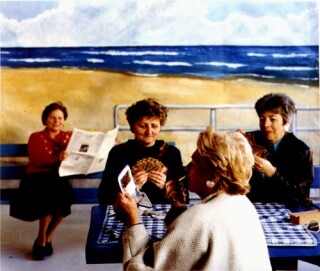 Anne Zahalka The Cardplayers, 1989; type C colour photographs; 74 x 90 cm; Edition of 20; enquire