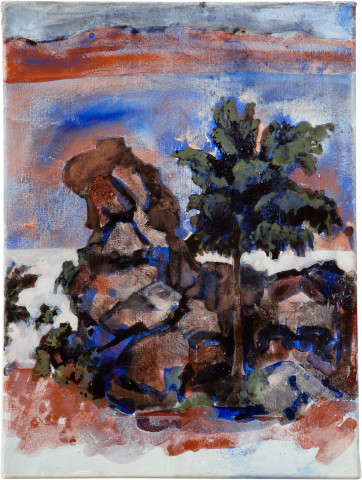 Mandy Martin Salvadoresque 10, 2006; mixed media, pigment and acrylic on paper; 40 x 30 cm; enquire