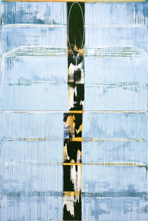 John Firth-Smith Ascend, 2004; oil on linen; 366 x 244 cm; two panels; enquire
