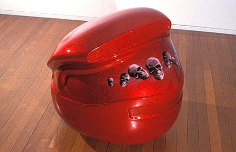 Patricia Piccinini Pocito Locito, 2002; fiberglass and automotive paint; 95 x 70 x 70 cm; enquire