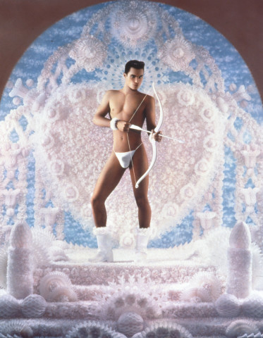 Pierre et Gilles Adonis (Enzo), 1993; painted photograph; 136.5 x 114.5 cm; enquire
