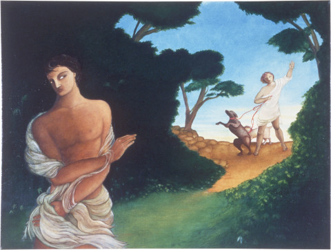 Vivienne Shark LeWitt Noli Me Tangere, 1987; oil on linen; 91 x 122.2 cm; enquire