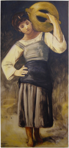 Linda Marrinon The Watergirl, after Adolphe-William Bouguereau, 2002; oil on canvas; 77 x 35 cm; enquire
