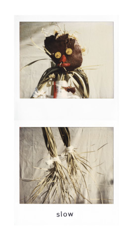 Destiny Deacon Slow, 1998-03; light jet print from Polaroid original; 200 x 100 cm; Edition of 15 + AP; enquire