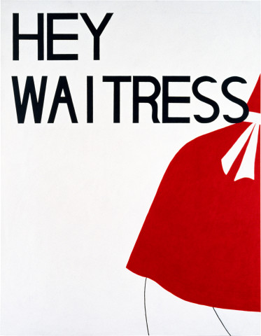 Linda Marrinon Hey Waitress, 1987; acrylic on canvas; 213 x 152 cm; enquire