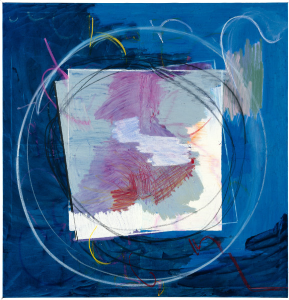 Denise Green, Louis’ Love, 1985; oil, paint stick on canvas; 178 x 172 cm