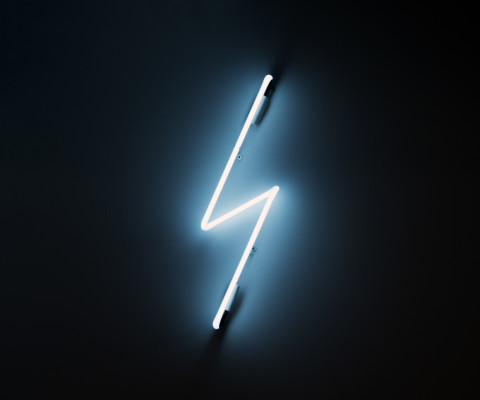 Nell Lightning Bolt, 2013; neon; Edition of 5 + AP 2; enquire