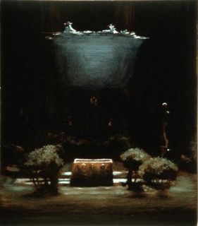 Louise Hearman Untitled #317, 1993; oil on masonite; 39 x 45 cm; enquire